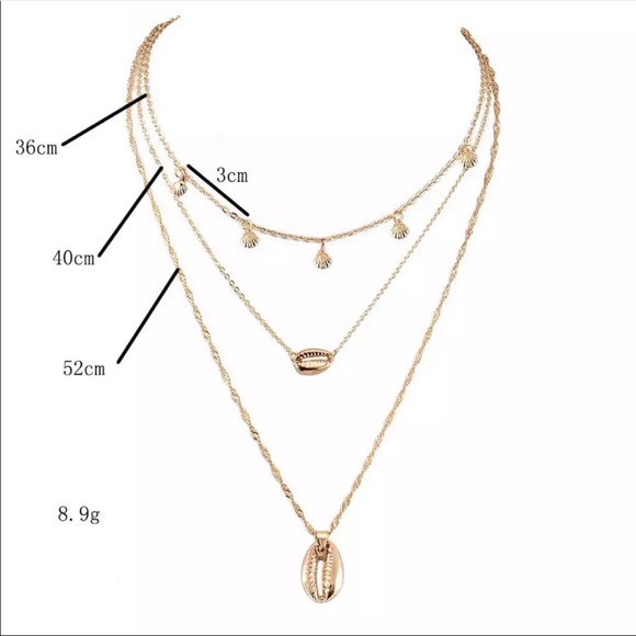 • Raelynn • Layered Shell Necklace - Picture 3 of 4